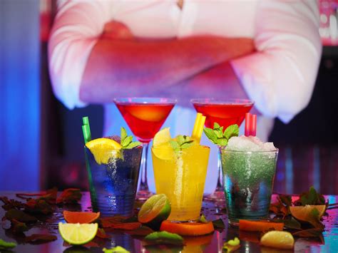 Free Images : man, night, flower, petal, color, drink, club, bartender, cocktail, drinks, shirts ...