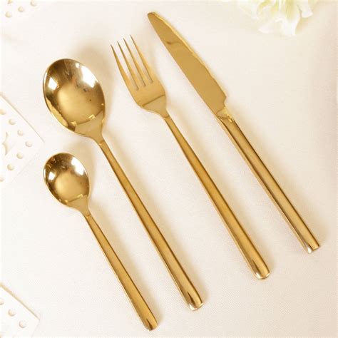 24pc gold cutlery in presentation box by dibor | notonthehighstreet.com