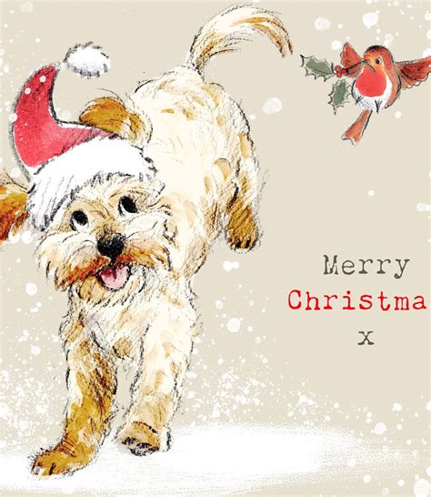 Daughter Christmas Card - Quality Christmas Card - 'Absolutely barking ...