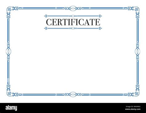 Border Lines Design For Certificates