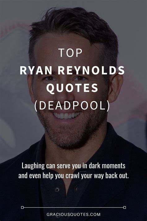 Top Ryan Reynolds Quotes (DEADPOOL) - Gracious Quotes | Ryan reynolds, Deadpool quotes, Reynolds