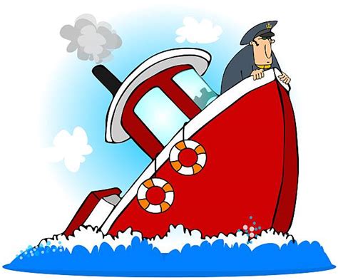 Royalty Free Sinking Ship Clip Art, Vector Images & Illustrations - iStock