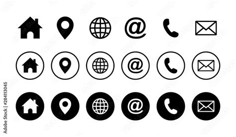 Web icon set. Website set icon vector. for computer and mobile Stock Vector | Adobe Stock