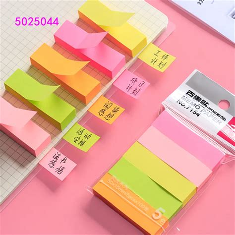 500 sheets paper Self Adhesive Memo Pad Sticky Notes it Marker Memo Sticker Family and office ...