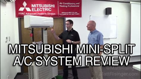 Mitsubishi Mini-Split A/C system review - YouTube