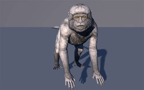 Monkey 3D Model - 3DHunt.co