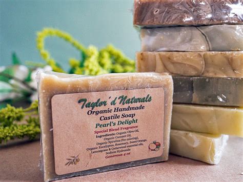 Organic Handmade Castile Bar Soap | Etsy