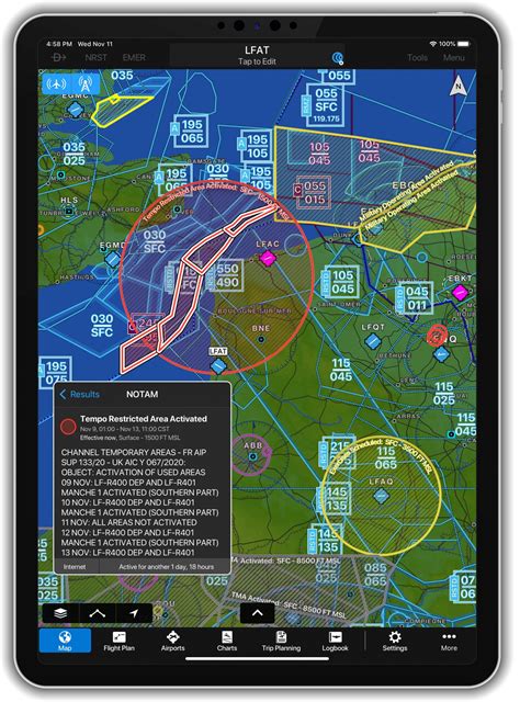 Garmin Pilot app adds Notam graphics : : FLYER