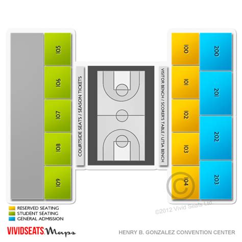 Henry B. Gonzalez Convention Center Seating Chart | Vivid Seats