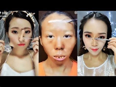 CRAZY Asian Makeup Transformations Chinese Makeup Tutorial Compilation ...