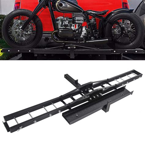 Motorcycle Scooter Dirt Bike Carrier Hauler Hitch Mount Rack With ...