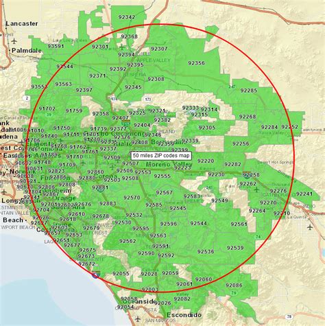 Create a Radius Map with ZIP Codes | Map Business Online