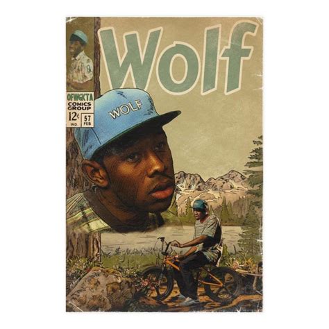 Tyler The Creator- Wolf - Vertical Matte Posters | Wall art decor ...