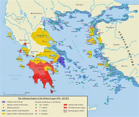 The Athenian "Empire" was around for a mere flash in the plan compared to some others. This ...