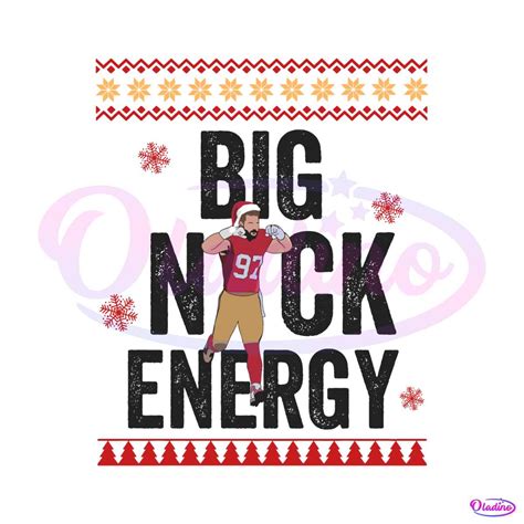 Big Nick Energy Bosa 97 NFL PLayer SVG