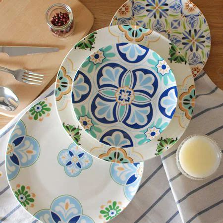 Bohemia Retro Style Ceramic Dishes & Plates Steak Dessert Food Plate Decorative Bone China Dish ...