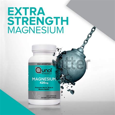 Qunol Magnesium 420mg 120ct – The Market Depot