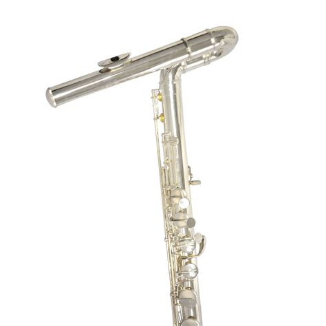 Schiller Elite Studio Standing Bass Flute with Large Bore and Silver ...