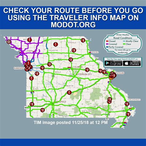 Missouri Road Conditions Map - United States Map