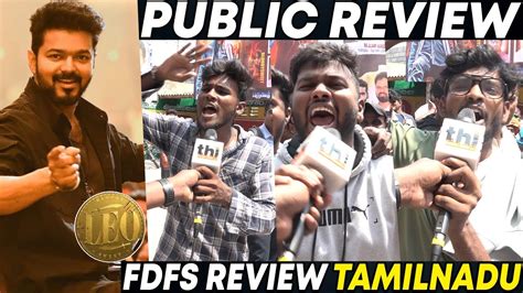 🔥🧊Leo Public Review | Thalapathy Vijay | Lokesh - YouTube