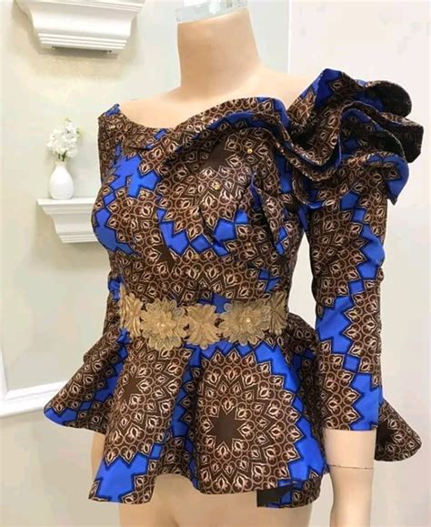 Trendy Ankara Tops Designs To Rock This Christmas Season (40 Styles)