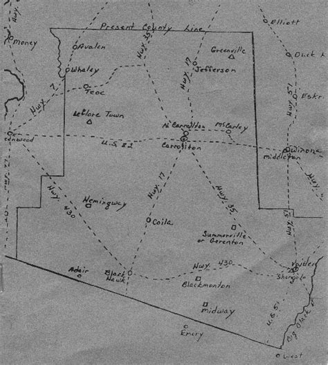 Carroll County MSGenWeb site - Town Histories