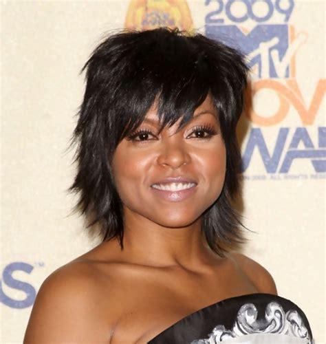 Taraji P Henson Messy Haircut - Hairstyles Weekly