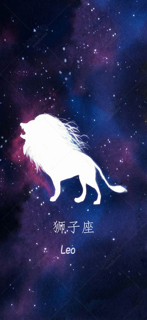 Download White Leo Lion Silhouette Wallpaper | Wallpapers.com