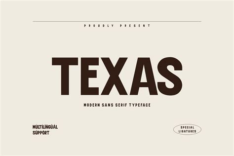 Texas Free Font | Hey Fonts