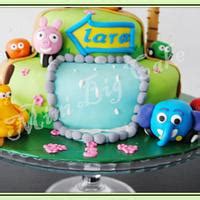 Jungle Junction Cake - Decorated Cake by Minibigcake - CakesDecor