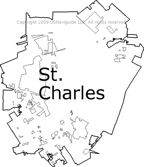 St Charles Zip Code Map | Australia Map
