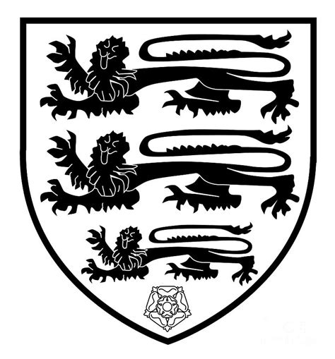 British Three Lions Crest Digital Art by Bigalbaloo Stock - Fine Art America