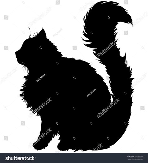 10,802 Fluffy cat silhouette Images, Stock Photos & Vectors | Shutterstock