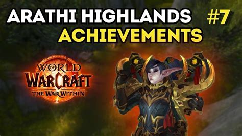 Arathi Highlands Mastery! 100% Quests & Achievements | The WoW Completionism Series - YouTube