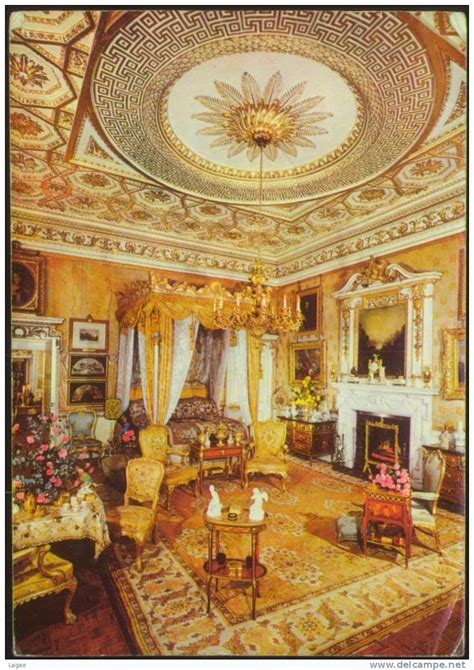 Bedroom, Woburn Abbey, England. | Woburn abbey, Castles interior, Grand homes