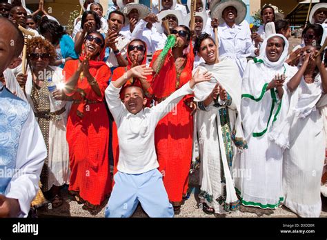 Ethiopian People Celebrating Timkat (The Festival of Epiphany), Gondar, Ethiopia Stock Photo - Alamy