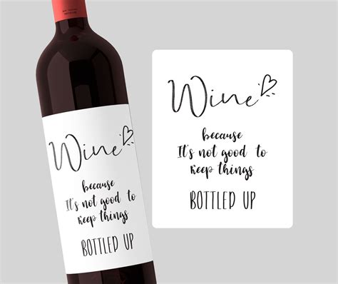 Pin on Funny wine labels