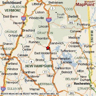 Plymouth, New Hampshire Area Map & More