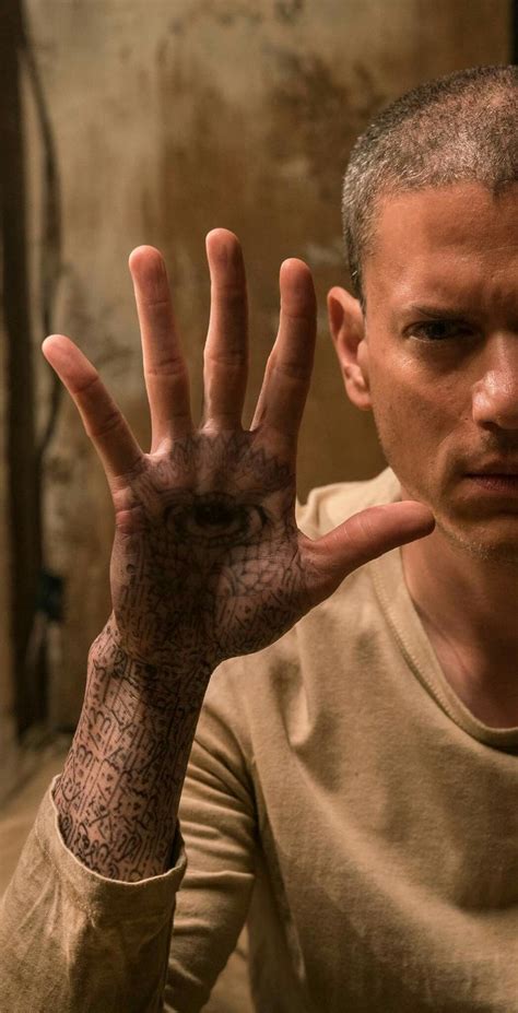 Michael's new tattoos | Prison break, Michael scofield, Prison break 5