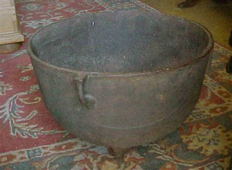 Antique 15 Gallon Cast Iron Pot - Antique Poster