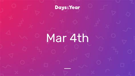 National Holidays on March 4th, 2024 | Days Of The Year