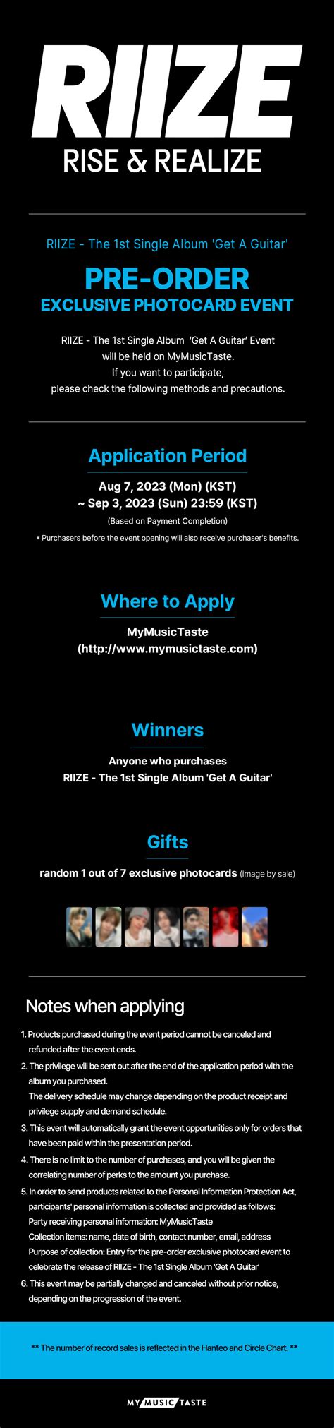 RIIZE The 1st Single Album - 'Get A Guitar' PRE-ORDER EXCLUSIVE ...