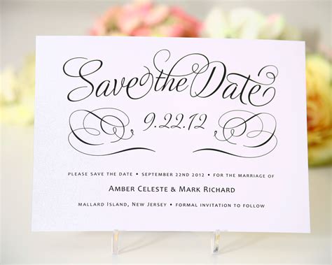 Save The Date Cards Templates For Weddings