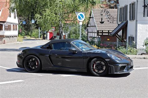 2023 Porsche Boxster Spyder RS Spied Yet Again With Production Ready Look - autoevolution