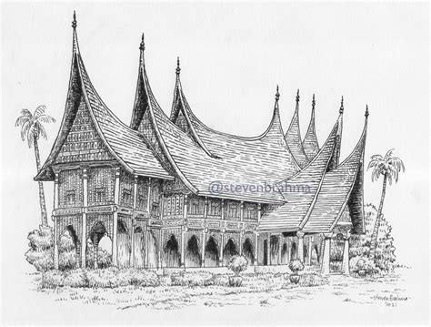 Rumah Gadang | Desain, Seni, Rumah