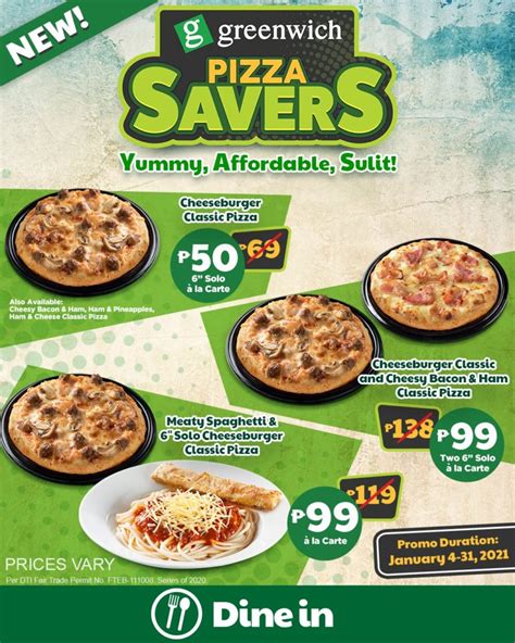 Greenwich Pizza Savers Promo | Manila On Sale