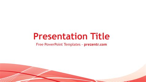 Red Background PowerPoint Template