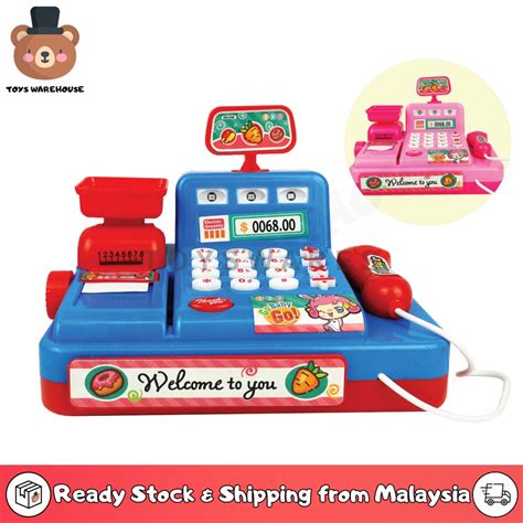 Kids Supermarket Cash Register Pretend Play Set