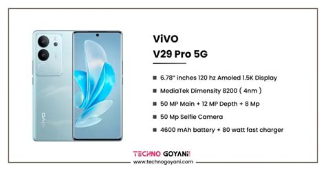 ViVO V29 Pro 5G Full Specifications & Price - Techno Goyani