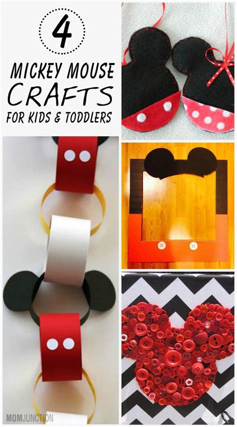 4 Creative Mickey Mouse Crafts For Kids & Toddlers